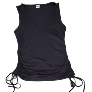 90s Vintage Guess jeans stretch ruched side ties med juniors  top